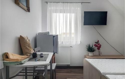 Μια τηλεόραση ή/και κέντρο ψυχαγωγίας στο 4 Bedroom Awesome Apartment In Moryn