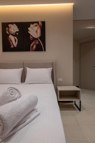 Postel nebo postele na pokoji v ubytování Villa Serenity