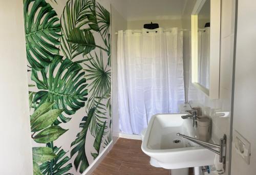 Et badeværelse på Villa Birdie