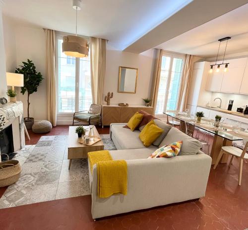 Magnifique T4 - Spacieux Haut Standing - AC - WIFI - Coeur de Nice