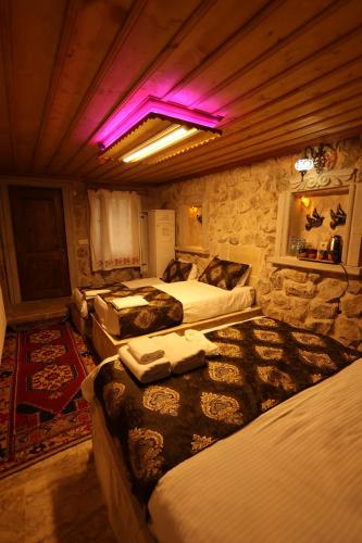 Χώρος καθιστικού στο Lucky Luke Stone House