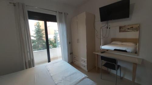 TV a/nebo společenská místnost v ubytování Mar