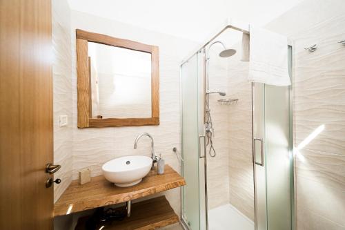 Koupelna v ubytování Villa Rosa zona Torre San Giovanni