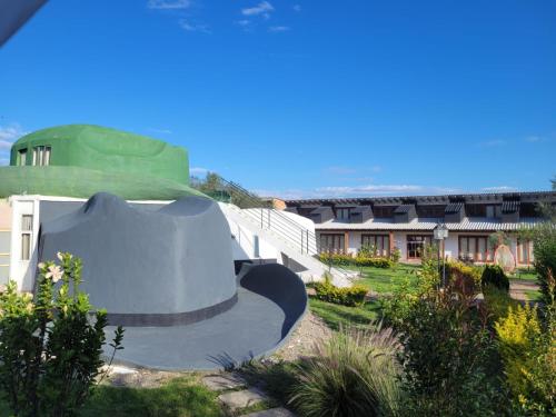 Jardín al aire libre en Entre Sombreros