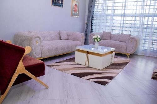 Ruang duduk di ladari apartment Gold