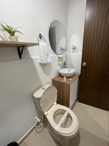 Ένα μπάνιο στο Aguacatala Hotel Boutique
