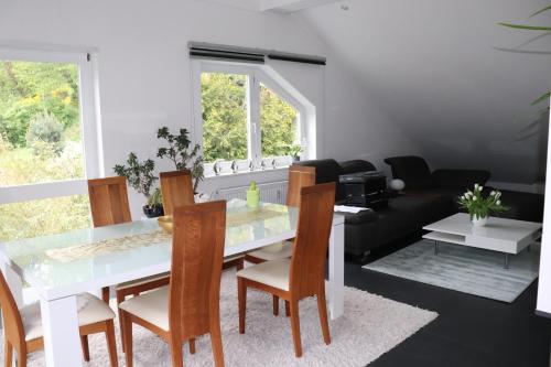 Χώρος καθιστικού στο Residenz Waldblick 5 STERNE Penthouse-Ferienwohnung Klassifizierung DTV