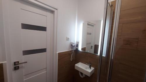 Koupelna v ubytování COSY Studio Szopena