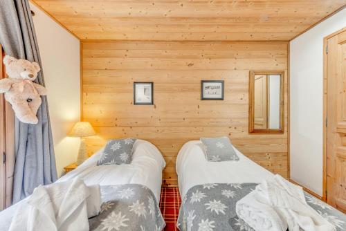 Posteľ alebo postele v izbe v ubytovaní Chalet Josephine - Chalet - 108m² - 5 chambres, 5 salles de bain MAE-2024