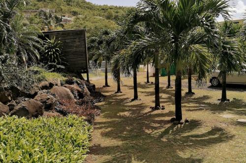 Κήπος έξω από το Villa Pakala au Diamant-jolie villa avec piscine et jardin