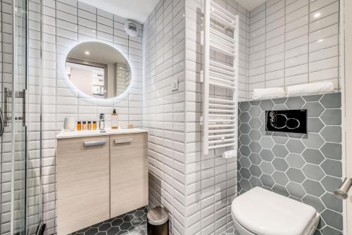 Kúpeľňa v ubytovaní Résidence Palafour - Studio rénové MAE-9944