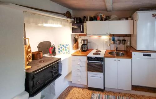 Η κουζίνα ή μικρή κουζίνα στο 2 Bedroom Beautiful Home In Lönashult