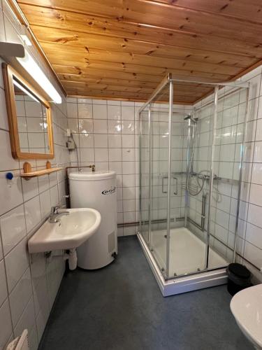 Koupelna v ubytování Måsåplassen Friisvegen Mountain Lodge