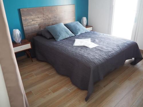 Postel nebo postele na pokoji v ubytování Maison proche centre et plages