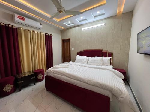 Кровать или кровати в номере Airway lodges