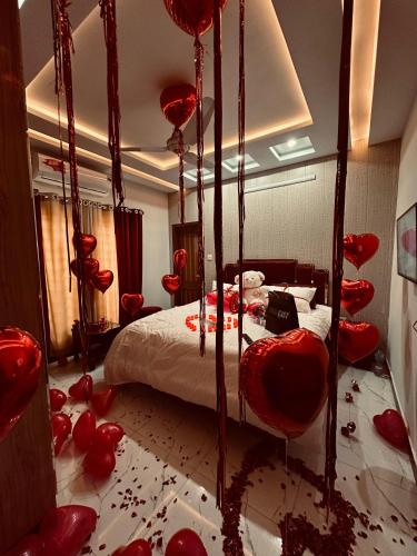 Кровать или кровати в номере Airway lodges