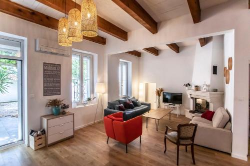 Maison familiale avec grand jardin, 2min de la mer