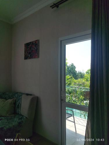 Un balcón o terraza en Nia