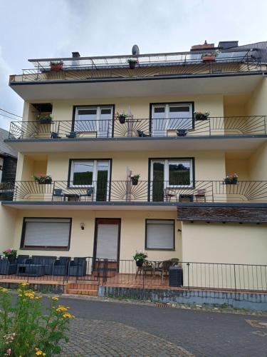 Μπαλκόνι ή βεράντα στο Gasthof Zur Grafschaft Veldenz