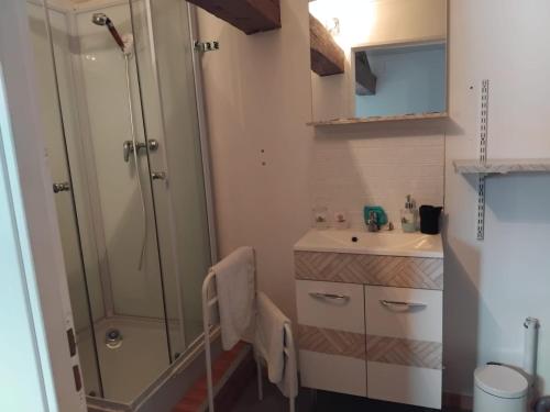 Ένα μπάνιο στο Appartement en duplex 1