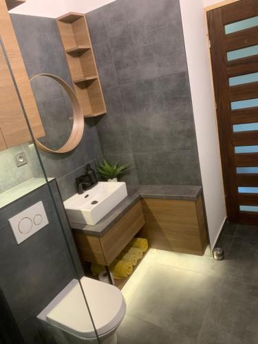 Koupelna v ubytování NETTA APARTMAN