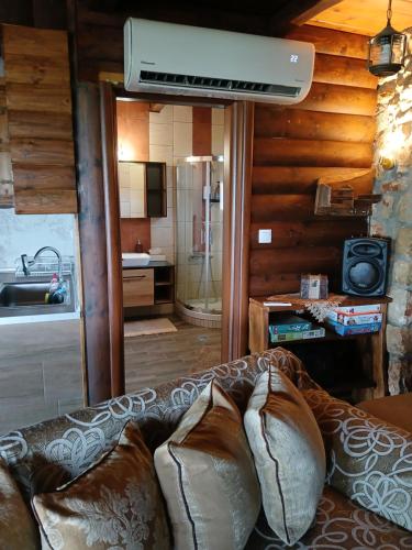 Kuchyň nebo kuchyňský kout v ubytování Artemis' Stone House