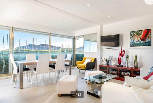 La Napoule plage et vue mer