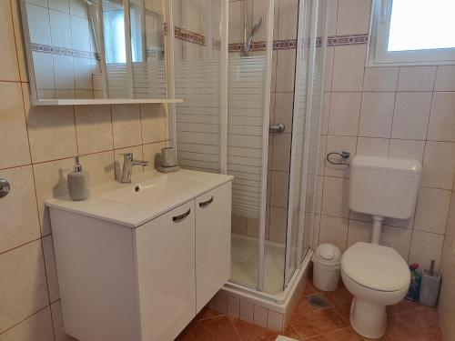 Koupelna v ubytování Rubi 4