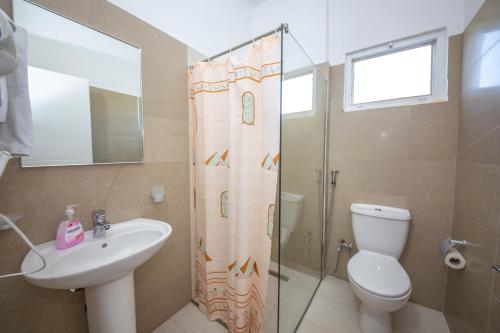 Un baño de Blu Horizon Hotel Gjipe