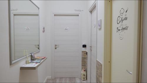 Koupelna v ubytování B&B Alpaca Biella