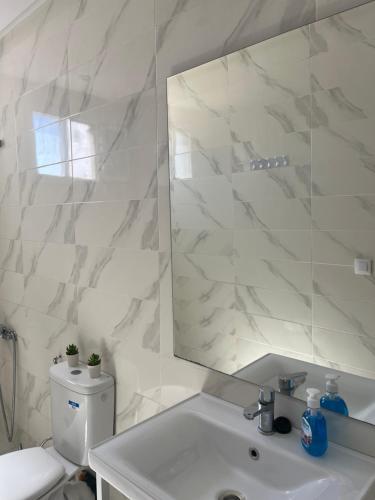 Koupelna v ubytování Appartement MIRAMAR