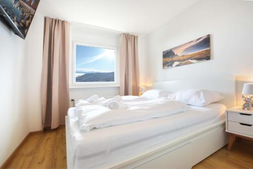 Postel nebo postele na pokoji v ubytování Apartment Simonhöhe