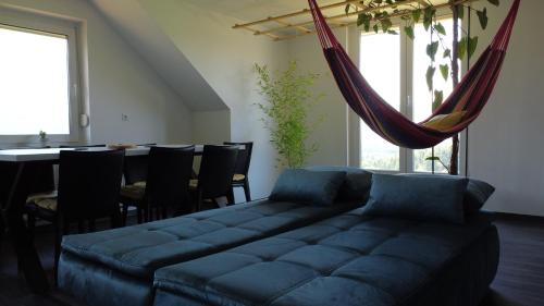Zona de estar de Apartment with mountain view and rivers close by