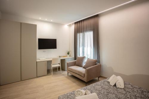 Domu Noa Hotelにあるテレビまたはエンターテインメントセンター