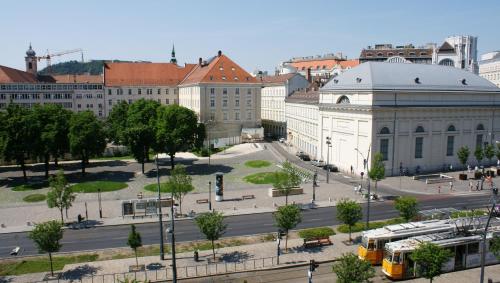 Linna Budapest üldine vaade või majutusasutusest SuperCentral Apartment pildistatud vaade