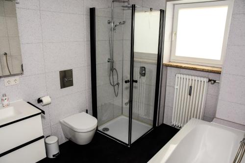 Koupelna v ubytování Ferienwohnung in Nassenfels
