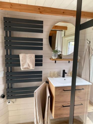 Koupelna v ubytování Tiny House Eberswalde Nähe Zentrum