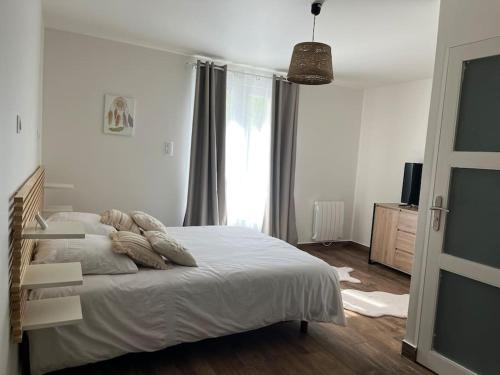 Postel nebo postele na pokoji v ubytování Maison vue exceptionnelle