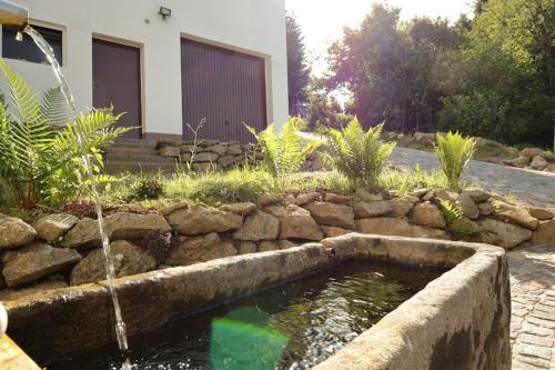 Taman di luar Ferienwohnung Waldhauser