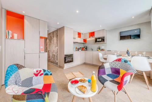 Résidence Palafour - Complètement rénové en 2018, élégant 2 pièces confort moderne - balcon - vue Grande Sassière MAE-3390