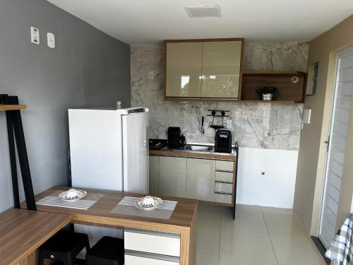 Kuchyň nebo kuchyňský kout v ubytování Residencial Baruk Adonai