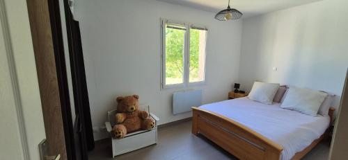 Postel nebo postele na pokoji v ubytování "L'appart Idéal"