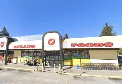 a store front of a store with a foods store at Near Skytrain and QUIET Private Bedroom Ensuite BathRM, Free Wifi & Coffee, Cozy in Burnaby
