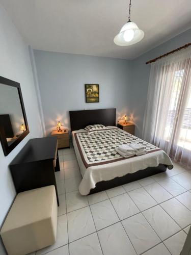 Postel nebo postele na pokoji v ubytování ELORA apartment