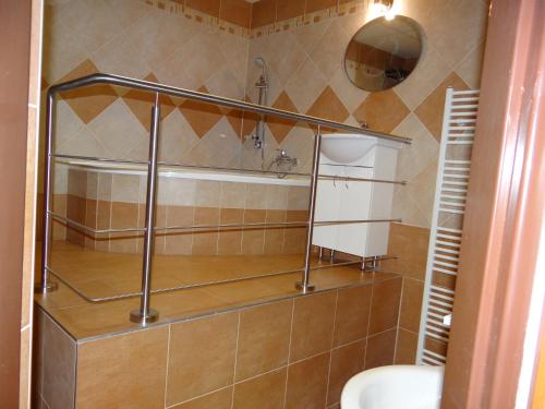 Ett badrum på Penzion 324