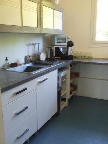 Dapur atau dapur kecil di Cherbourg au calme