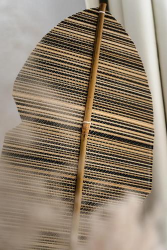 a close up of a piece of cloth with a stick at Thalelion 3 bedroom Villas with private pool and Jacuzzi in Naxos Chora