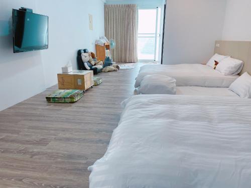 Una cama o camas en una habitación de Sweet House