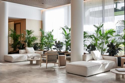 Area soggiorno di Little National Hotel Newcastle