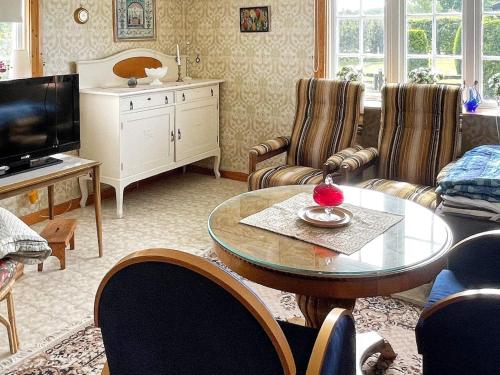TV/Unterhaltungsangebot in der Unterkunft 5 person holiday home in SÖLVESBORG